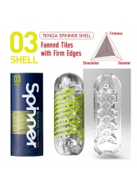 Мастурбатор SPINNER Shell - Tenga - в Уфе купить с доставкой