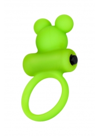 Зеленое виброкольцо на пенис A-Toys - A-toys - в Уфе купить с доставкой Зеленое виброкольцо на пенис A-Toys - A-toys - в Уфе купить с доставкой