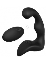 Черный вибромассажер простаты REMOTE BOOTY PLEASER - Dream Toys - в Уфе купить с доставкой