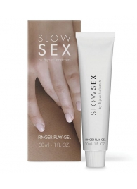 Гель для мастурбации с ароматом кокоса Slow Sex Finger Play Gel - 30 мл. - Bijoux Indiscrets - купить с доставкой в Уфе