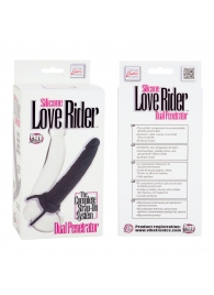 Насадка на пенис Silicone Love Rider Dual Penetrator для двойного проникновения - 14 см. - California Exotic Novelties - в Уфе купить с доставкой