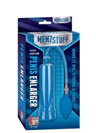 Синяя вакуумная помпа MENZSTUFF PENIS ENLARGER - Dream Toys - в Уфе купить с доставкой