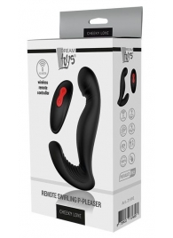 Черный вибромассажер простаты SWIRLING P-PLEASER - Dream Toys - в Уфе купить с доставкой