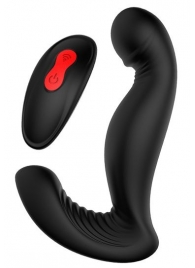 Черный вибромассажер простаты SWIRLING P-PLEASER - Dream Toys - в Уфе купить с доставкой