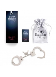 Металлические наручники Metal Handcuffs - Fifty Shades of Grey - купить с доставкой в Уфе