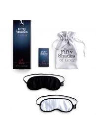 Набор из двух масок на глаза Soft Blindfold Twin Pack - Fifty Shades of Grey - купить с доставкой в Уфе