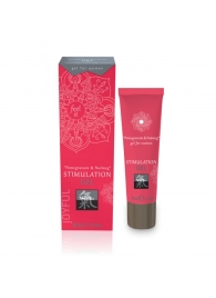 Возбуждающий интимный гель для двоих STIMULATION GEL Pomegranate   Nutmeg - 30 мл. - Shiatsu - купить с доставкой в Уфе