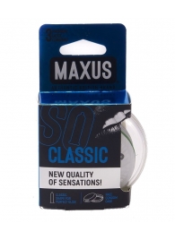 Классические презервативы в пластиковом кейсе MAXUS Classic - 3 шт. - Maxus - купить с доставкой в Уфе