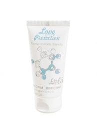 Увлажняющий лубрикант на водной основе Love Protection - 50 мл. - Lola Games - купить с доставкой в Уфе