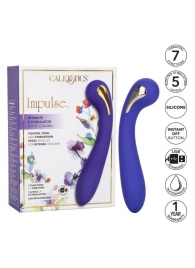 Фиолетовый вибромассажер с электростимуляцией Intimate Estim Petite G Wand - 19 см. - California Exotic Novelties - купить с доставкой в Уфе