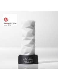 Белый 3D мастурбатор POLYGON - Tenga - в Уфе купить с доставкой