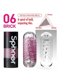 Мастурбатор SPINNER Brick - Tenga - в Уфе купить с доставкой