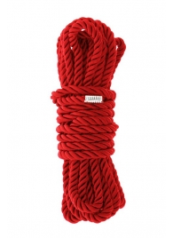 Красная веревка для шибари DELUXE BONDAGE ROPE - 5 м. - Dream Toys - купить с доставкой в Уфе