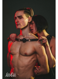Черный кляп Love Addict на замочке - Lola Games - купить с доставкой в Уфе
