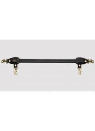 Черная распорка для ног Bound to You Faux Leather Spreader Bar - 50,8 см. - Fifty Shades of Grey - купить с доставкой в Уфе