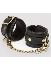 Черные наручники Bound to You Faux Leather Wrist Cuffs - Fifty Shades of Grey - купить с доставкой в Уфе