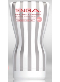 Мастурбатор TENGA Squeeze Tube Cup Soft - Tenga - в Уфе купить с доставкой