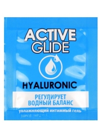 Лубрикант на водной основе Active Glide с гиалуроновой кислотой - 3 гр. - Биоритм - купить с доставкой в Уфе