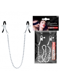 Оригинальные зажимы на соски с бусами - Notabu - купить с доставкой в Уфе