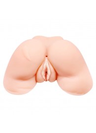 Телесная вибровагина Julie с 2 рабочими отверстиями - Baile - в Уфе купить с доставкой