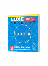 Текстурированные презервативы LUXE Royal Exotica - 3 шт. - Luxe - купить с доставкой в Уфе