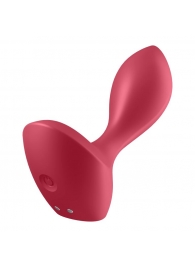 Красный вибромассажёр простаты Satisfyer Backdoor Lover - 14 см. - Satisfyer - в Уфе купить с доставкой