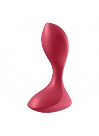 Красный вибромассажёр простаты Satisfyer Backdoor Lover - 14 см. - Satisfyer - в Уфе купить с доставкой