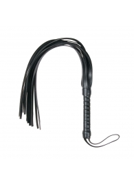 Черный флоггер Flogger Whip - 46 см. - Easy toys - купить с доставкой в Уфе