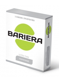 Ультратонкие презервативы Bariera Ultra Thin - 3 шт. - Bariera - купить с доставкой в Уфе