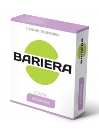 Классические презервативы Bariera Classic - 3 шт. - Bariera - купить с доставкой в Уфе