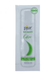 Лубрикант на водной основе pjur WOMAN Aloe - 2 мл. - Pjur - купить с доставкой в Уфе