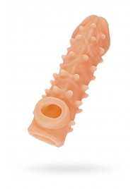 Телесная закрытая насадка с пупырышками Cock Sleeve Size S - 13,8 см. - KOKOS - в Уфе купить с доставкой Телесная закрытая насадка с пупырышками Cock Sleeve Size S - 13,8 см. - KOKOS - в Уфе купить с доставкой