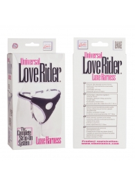 Трусы для страпона с универсальным креплением Universal Love Rider Luxe Harness - California Exotic Novelties - купить с доставкой в Уфе