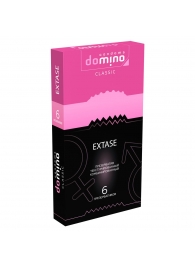 Презервативы с точками и рёбрышками DOMINO Classic Extase - 6 шт. - Domino - купить с доставкой в Уфе