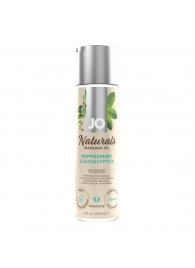 Массажное масло с ароматом перечной мяты и эвкалипта JO Naturals Peppermint   Eucalyptus - 120 мл. - System JO - купить с доставкой в Уфе