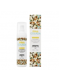 Разогревающее массажное масло с ароматом пина колада Gourmet Pina Colada - 50 мл. - Exsens - купить с доставкой в Уфе