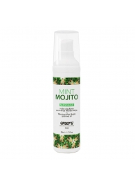 Разогревающее массажное масло с ароматом мохито Gourmet Mint Mojito - 50 мл. - Exsens - купить с доставкой в Уфе