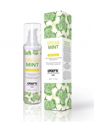 Разогревающее массажное масло Gourmet Spearmint Organic с органическими ингредиентами - 50 мл. - Exsens - купить с доставкой в Уфе