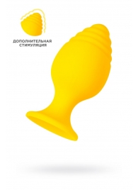 Желтая анальная втулка Riffle - 6 см. - ToyFa в Уфе Желтая анальная втулка Riffle - 6 см. - ToyFa