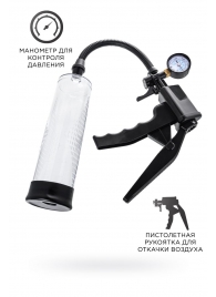 Прозрачная механическая помпа для пениса Viggo - Sexus - в Уфе купить с доставкой