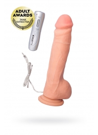 Реалистичный вибратор TOYFA RealStick Elite Vibro - 24 см. - ToyFa купить в Уфе с доставкой в Orgasmix.ru Реалистичный вибратор TOYFA RealStick Elite Vibro - 24 см. - ToyFa