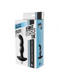 Черная вибропробка для простаты FantASStic Vibrating Prostate Plug - 14,5 см. - Dream Toys - в Уфе купить с доставкой