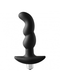 Черная вибропробка для простаты FantASStic Vibrating Prostate Plug - 14,5 см. - Dream Toys - в Уфе купить с доставкой