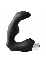 Черный вибромассажер простаты FantASStic Vibrating Prostate Massager - 11,3 см. - Dream Toys - в Уфе купить с доставкой