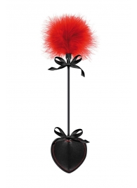Стек с пуховкой Sweet Caress Feather Whip - 44 см. - Sweet Caress - купить с доставкой в Уфе
