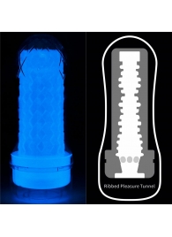 Светящийся в темноте мастурбатор Lumino Play Masturbator Ribbed - Lovetoy - в Уфе купить с доставкой