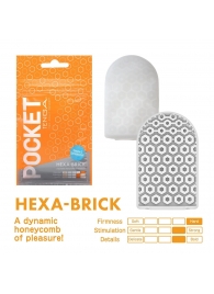 Карманный мастурбатор HEXA-BRICK - Tenga - в Уфе купить с доставкой