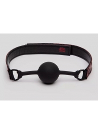 Кляп-шар на двусторонних ремешках Reversible Silicone Ball Gag - Fifty Shades of Grey - купить с доставкой в Уфе