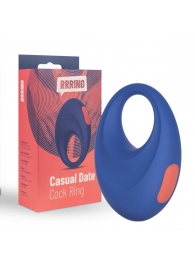 Синее эрекционное кольцо RRRING Casual Date Cock Ring - FeelzToys - в Уфе купить с доставкой