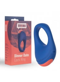 Синее эрекционное кольцо RRRING Dinner Date Cock Ring - FeelzToys - в Уфе купить с доставкой